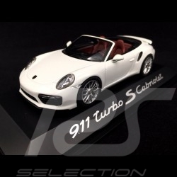 Porsche 991 Turbo S Cabriolet 2016 weiß 1/43 Herpa WAP0201340G