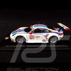 Porsche 911 RSR type 991 24h Daytona 2019 n° 911 Brumos design 1/43 Spark US073