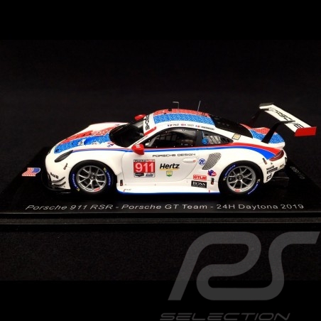 Porsche 911 RSR type 991 24h Daytona 2019 n° 911 Style Brumos 1/43 Spark US073