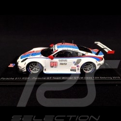 Porsche 911 RSR type 991 vainqueur winner sieger 12h Sebring 2019 n° 911 Style Brumos 1/43 Spark US080