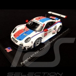 Porsche 911 RSR type 991 vainqueur winner sieger 12h Sebring 2019 n° 911 Style Brumos 1/43 Spark US080