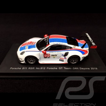 Porsche 911 RSR type 991 24h Daytona 2019 n° 912 Brumos design 1/64 Spark Y136
