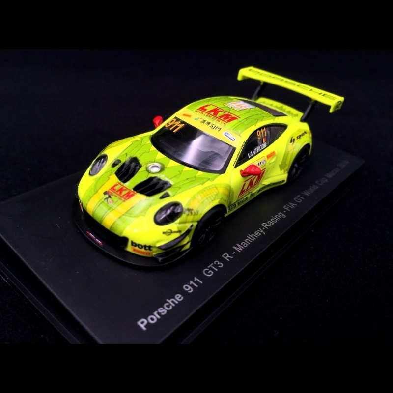 Porsche 911 GT3 R type 991 Macau GT World Cup 2018 n° 911 Manthey 1/64 ...