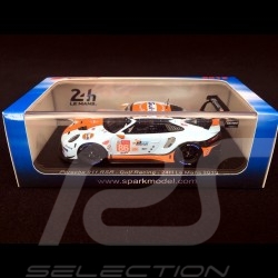 Porsche 911 RSR typ 991 24h du Mans 2019 n° 86 Gulf Racing 1/43 Spark S7946