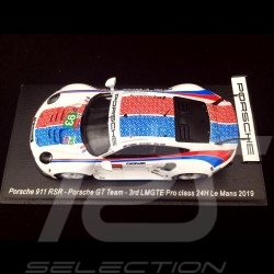 Porsche 911 RSR type 991 24h Daytona 2019 n° 912 Style Brumos 1/43 Spark US072