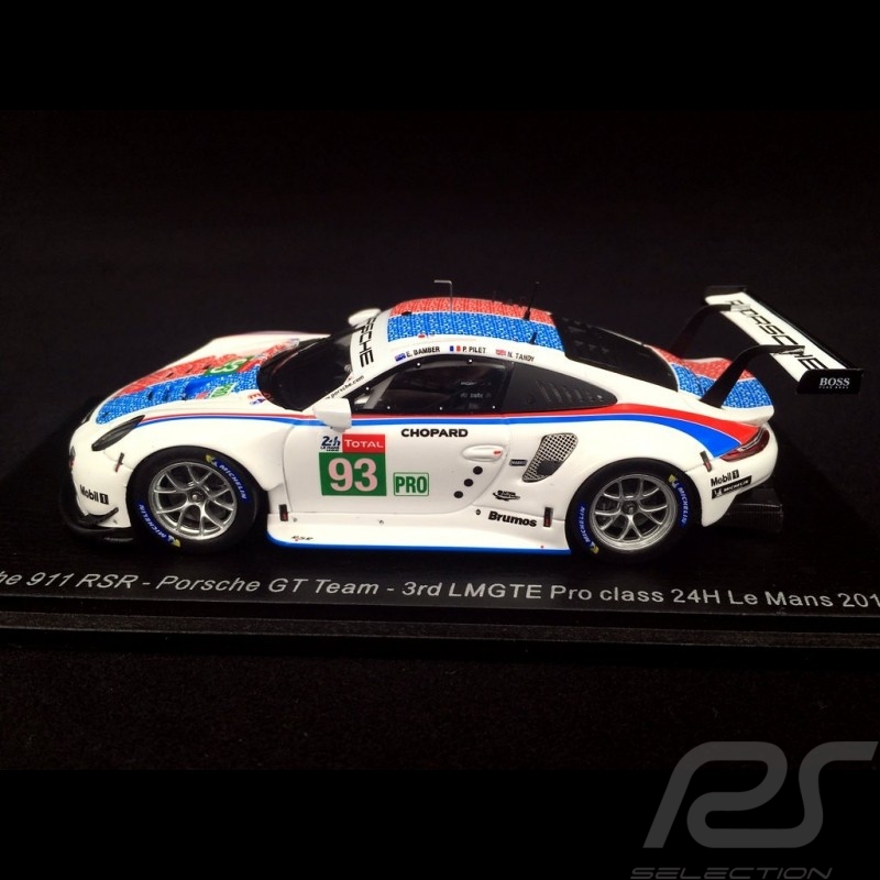 Porsche 911 RSR type 991 24h Daytona 2019 n° 912 Style Brumos 1/43 Spark US072