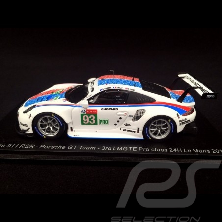 Porsche 911 RSR type 991 24h Daytona 2019 n° 912 Brumos design 1/43 Spark US072