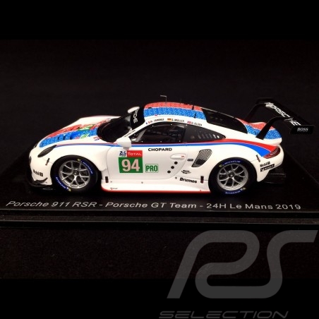 Porsche 911 RSR type 991 24h Le Mans 2019 n° 94 Brumos design 1/43 Spark S7939