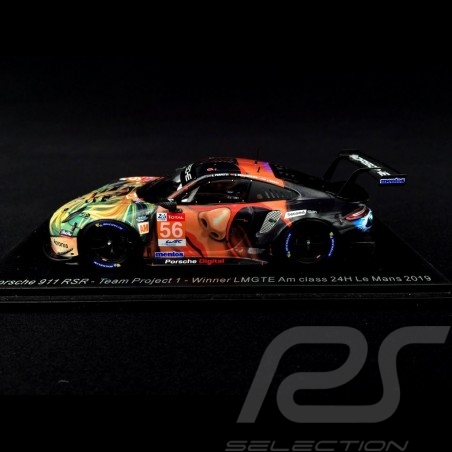 Porsche 911 RSR type 991 Winner 24h du Mans 2019 n° 56 Team Project One 1/43 Spark S7942