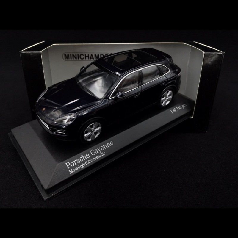 Porsche Cayenne 2017 Moonlight blue 1/43 Minichamps 410066300