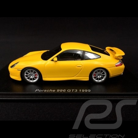 Porsche 911 type 996 GT3 1999 Jaune Racing 1/43 Spark S4942 yellow gelb