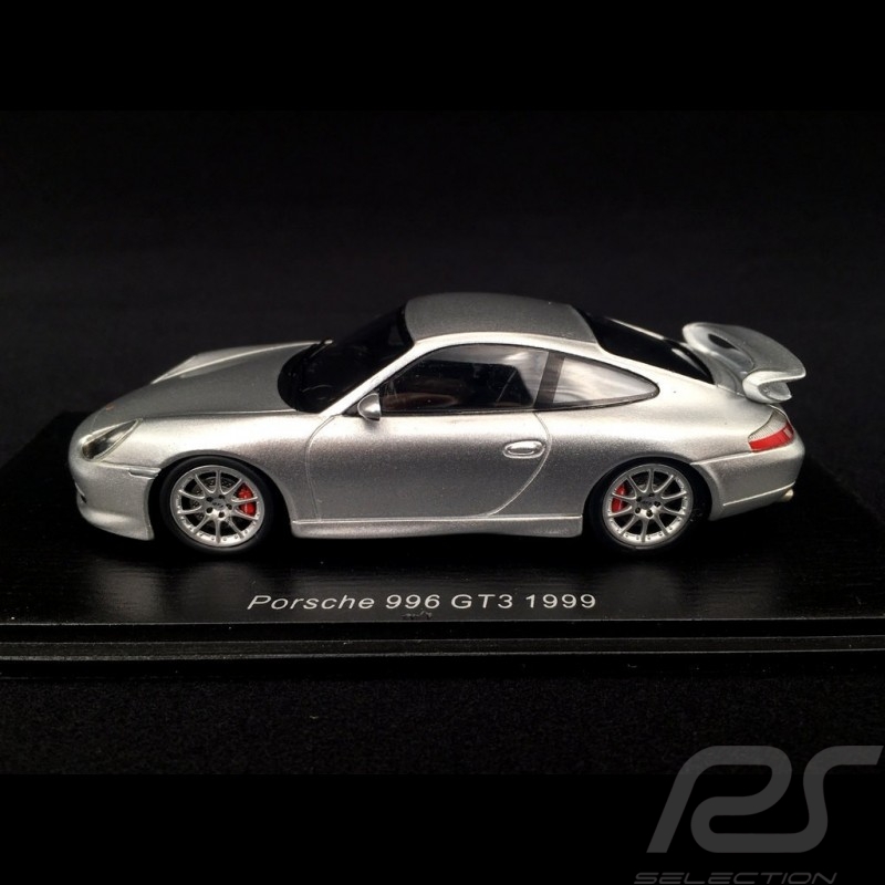 Porsche 911 type 996 GT3 1999 Silver grey metallic 1/43 Spark S4943