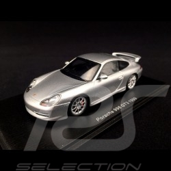 Porsche 911 type 996 GT3 1999 Gris argent métallisé 1/43 Spark S4943 silver grey silbergrau
