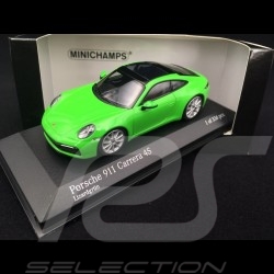 Porsche 911 type 992 Carrera 4S 2019 vert lézard 1/43 Minichamps 410069322 lizard green Lizardgrün 