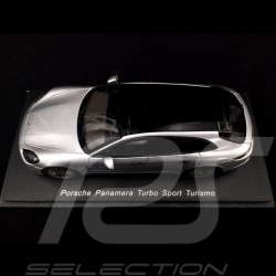 Porsche Panamera Sport Turismo Turbo 2018 gris argent métallisé 1/43 Spark S7617 gsilvee grey silbergrau