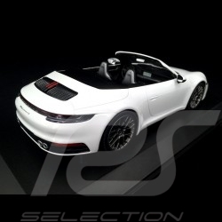 Porsche 911 type 992 Carrera 4S Cabriolet 2019 blanc white weiß 1/18 Minichamps 155067330
