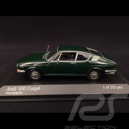 Audi 100 Coupé 1969 vert émeraude 1/43 Minichamps 430019129 emerald green Smaragdgrün