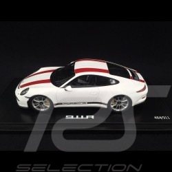 Porsche 991 R blanche / rouge 1/18 Spark WAP0211460G