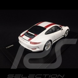 Porsche 991 R blanche / rouge 1/18 Spark WAP0211460G