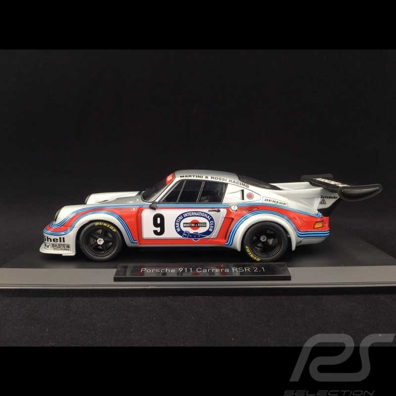 Porsche 911 2.1 Carrera RSR Martini 6h Watkins Glen 1974 n° 9 1/18 Norev 187420 