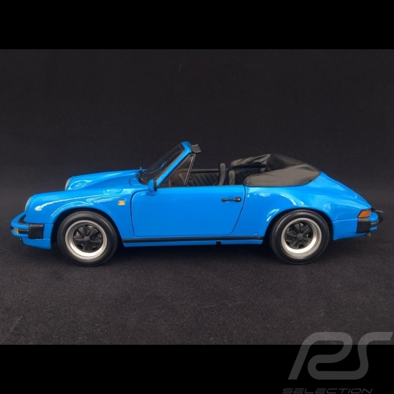 Porsche 911 Carrera Cabriolet 1983 riviera blau 1/18 Minichamps 100063032