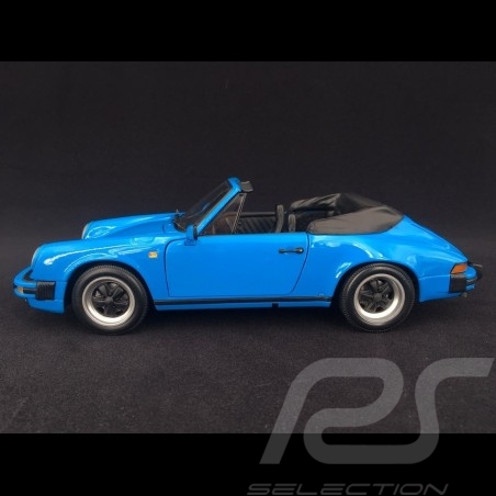 Porsche 911 Carrera Cabriolet 1983 riviera blau 1/18 Minichamps 100063032