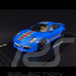 Porsche 991 Carrera S Edition Martini blue 1/18 Spark WAX02100001