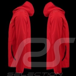 Veste Jacket Jacke Ferrari à capuche Softshell Hoodie Rouge Collection Ferrari Motorsport - homme