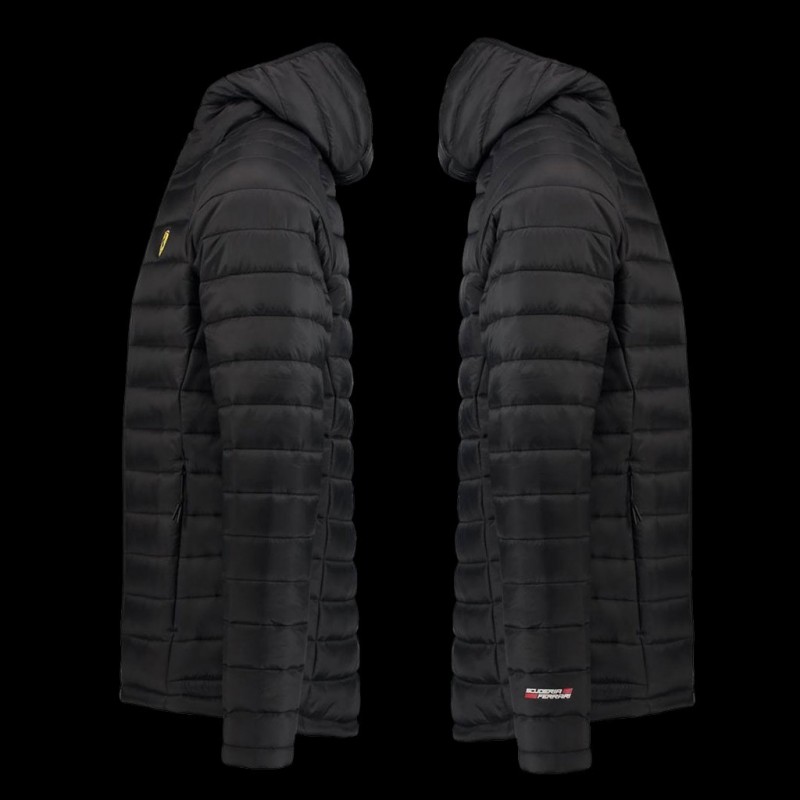 Blouson avec Capuche FERRARI Noir Collection Officielle FERRARI