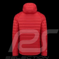 Veste jacket Jacke Ferrari matelassée à capuche Rouge Collection Ferrari Motorsport - homme