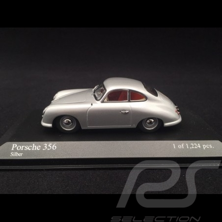 Porsche 356 pré A Ferdinand 1950 gris 1/43 Minichamps 400069220