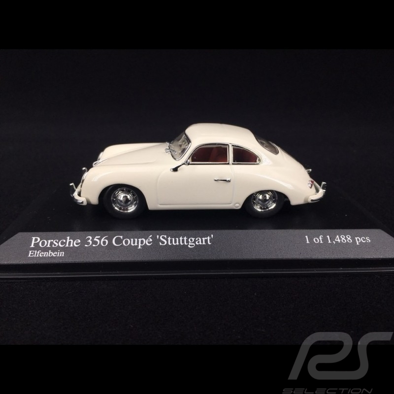Porsche 356 Coupé "Stuttgart" 1954 ivoire 1/43 Minichamps 400065021