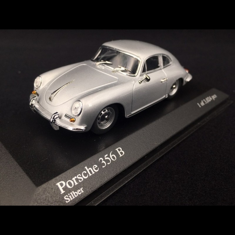 Porsche 356 Cabriolet Gris 1/43 Par Heco Miniatures - Miniature Résine, état Correct