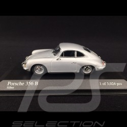 Porsche 356 B Coupé 1961 gris argent 1/43 Minichamps 400064300