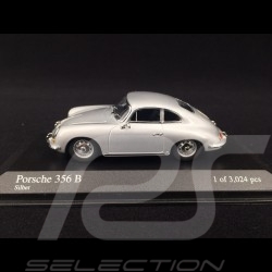 Porsche 356 B Coupé 1961 silver grey 1/43 Minichamps 400064300