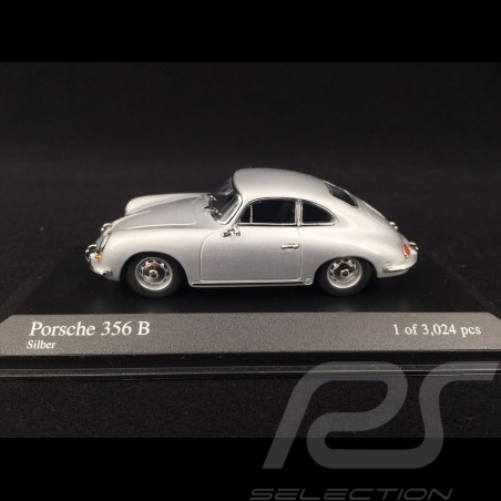 Porsche 356 B Coupé 1961 gris argent 1/43 Minichamps 400064300