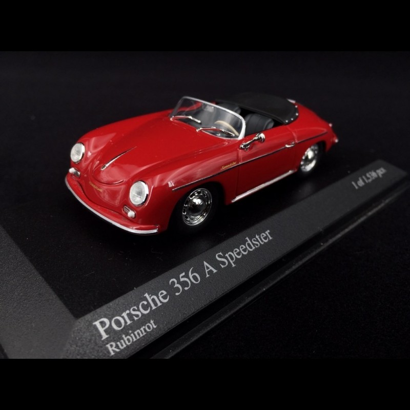 Porsche 356 A Speedster 1956 rouge Rubis 1/43 Minichamps 430065540