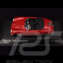 Porsche 356 A Speedster 1956 rouge Rubis 1/43 Minichamps 430065540