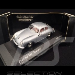 Porsche 356 Coupé "Stuttgart" 1954 silver grey 1/43 Minichamps 400065020