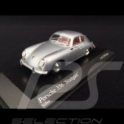 Porsche 356 Coupé "Stuttgart" 1954 gris argenté 1/43 Minichamps 400065020