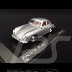 Porsche 356 Coupé "Stuttgart" 1954 silver grey 1/43 Minichamps 400065020
