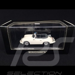 Porsche 356 C Cabriolet 1965 weiß "Rijkspolitie" 1/43 Minichamps 430062390