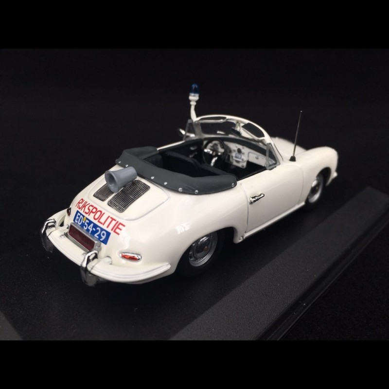 Porsche 356 Cabriolet Gris 1/43 – Heco Miniatures, Résine, Collection