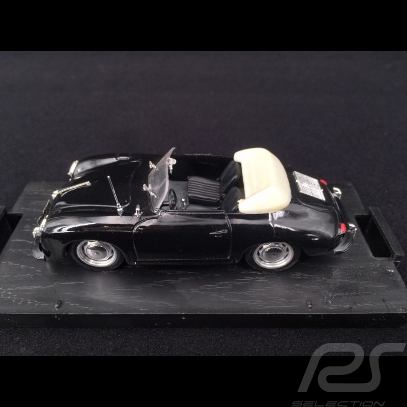 Porsche 356 C Spyder Cabriolet 1965 noir 1/43 Brumm R224