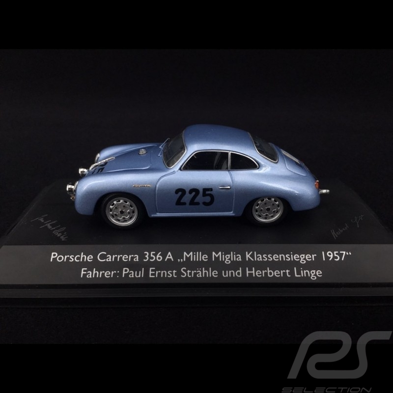 Porsche 356 A n° 225 Vainqueur de classe Mille Miglia 1957 1/43 Schuco 02505