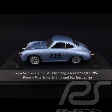 Porsche 356 A n° 225 Klassensieger Mille Miglia 1957 1/43 Schuco 02505