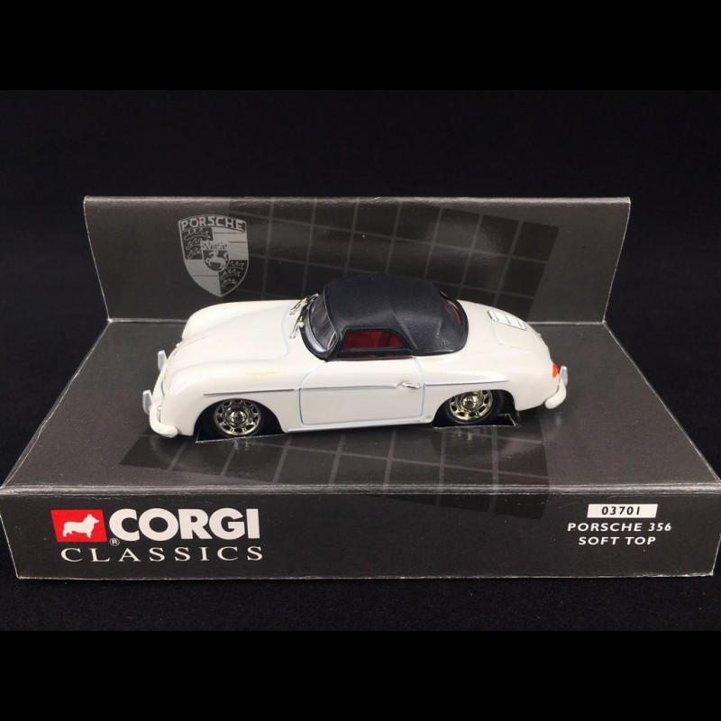 Porsche 356 A 1955 white soft top 1/43 Corgi Classics 03701