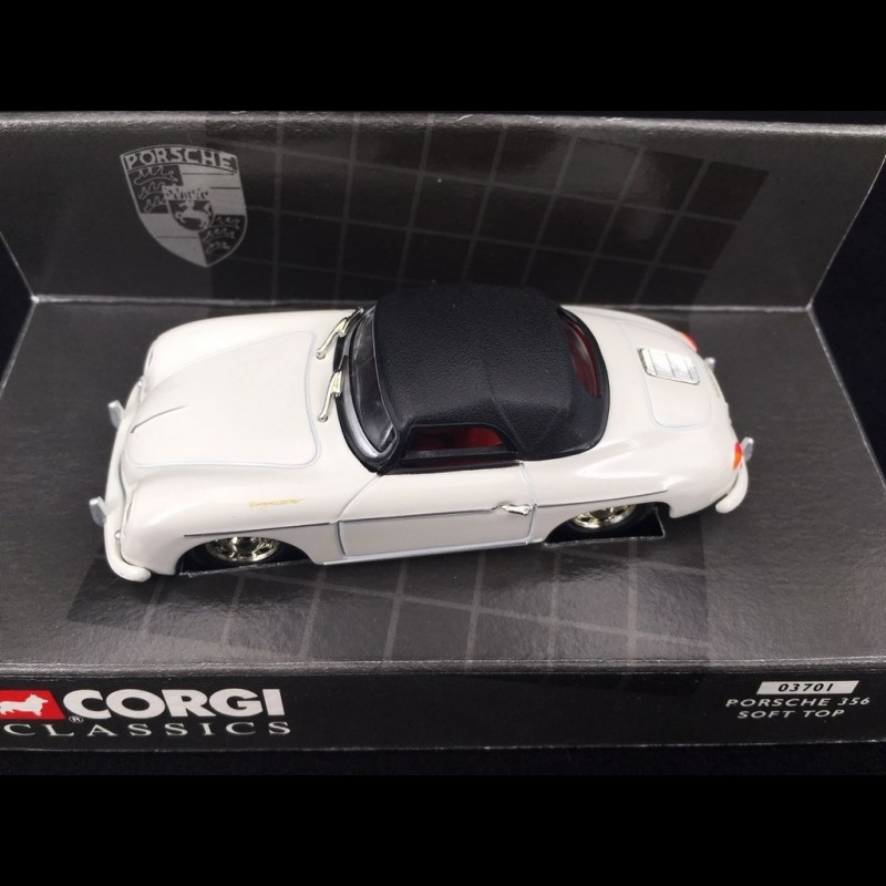 Porsche 356 A 1955 white soft top 1/43 Corgi Classics 03701