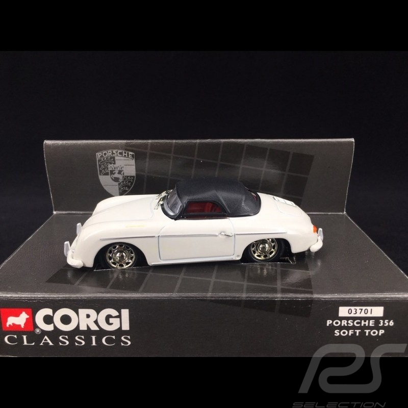 Porsche 356 A 1955 white soft top 1/43 Corgi Classics 03701