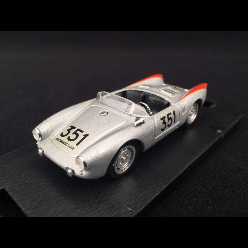 Porsche 550 Spyder n° 351 Mille Miglia 1954 1/43 Brumm R195